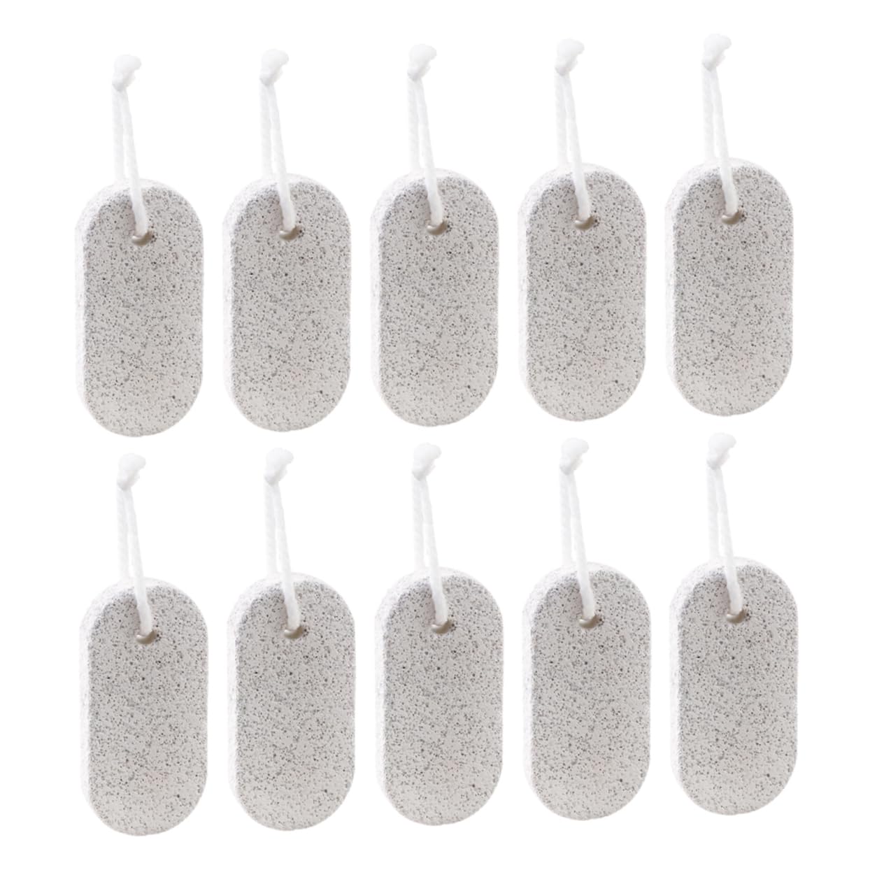 Ipetboom 20pcs Natural Pumice Foot Exfoliator Reusable Foot Pedicure Tools Foot Grinders