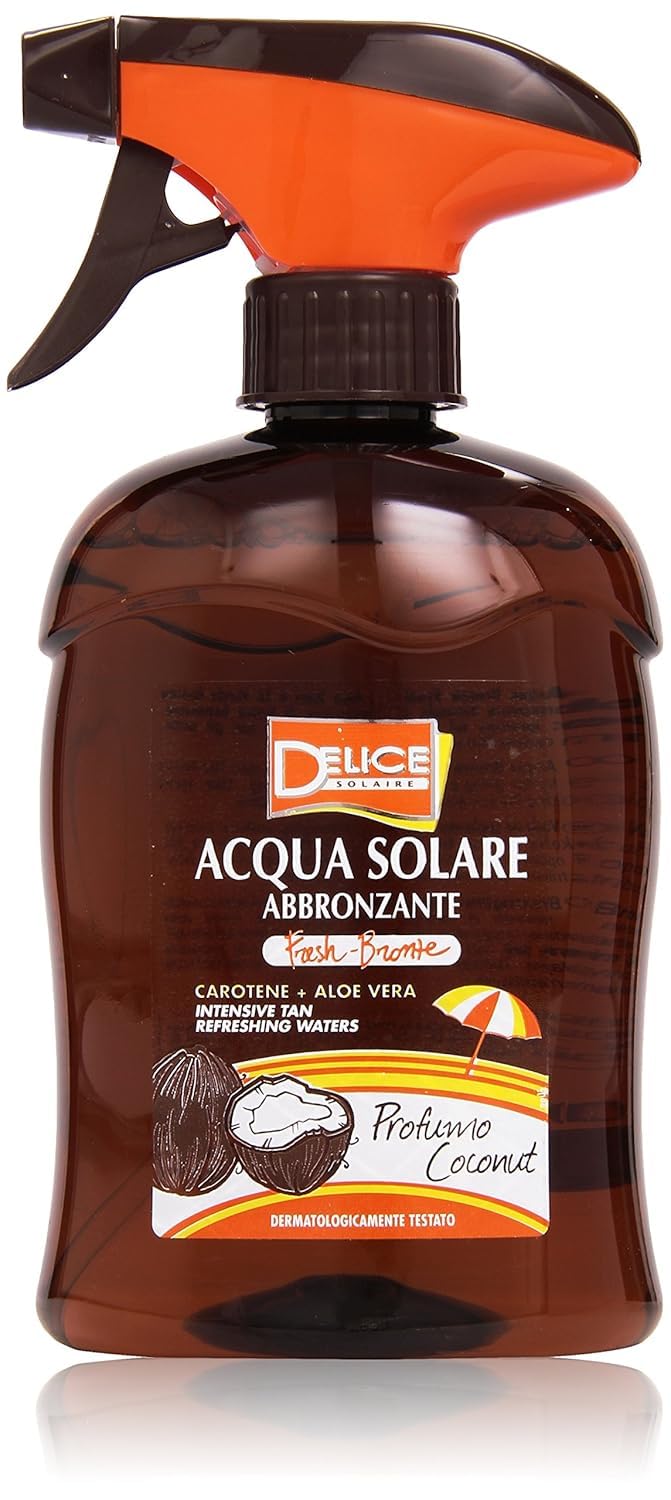 Bronzeamento Saudável: Mitos e Verdades que Você Precisa Saber 6 Delice Solaire Acqua Solare Profumo Coconut - Água Perfumada Bronzeadora 500ml