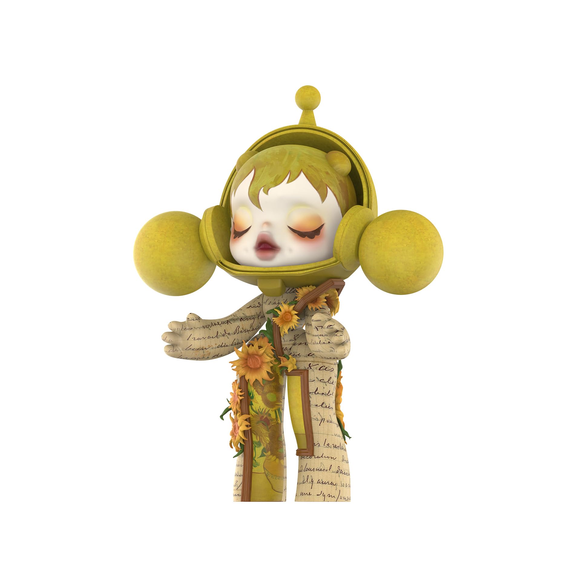 Amazon.com: POP MART MEGA α SKULLPANDA 400% Van Gogh Museum