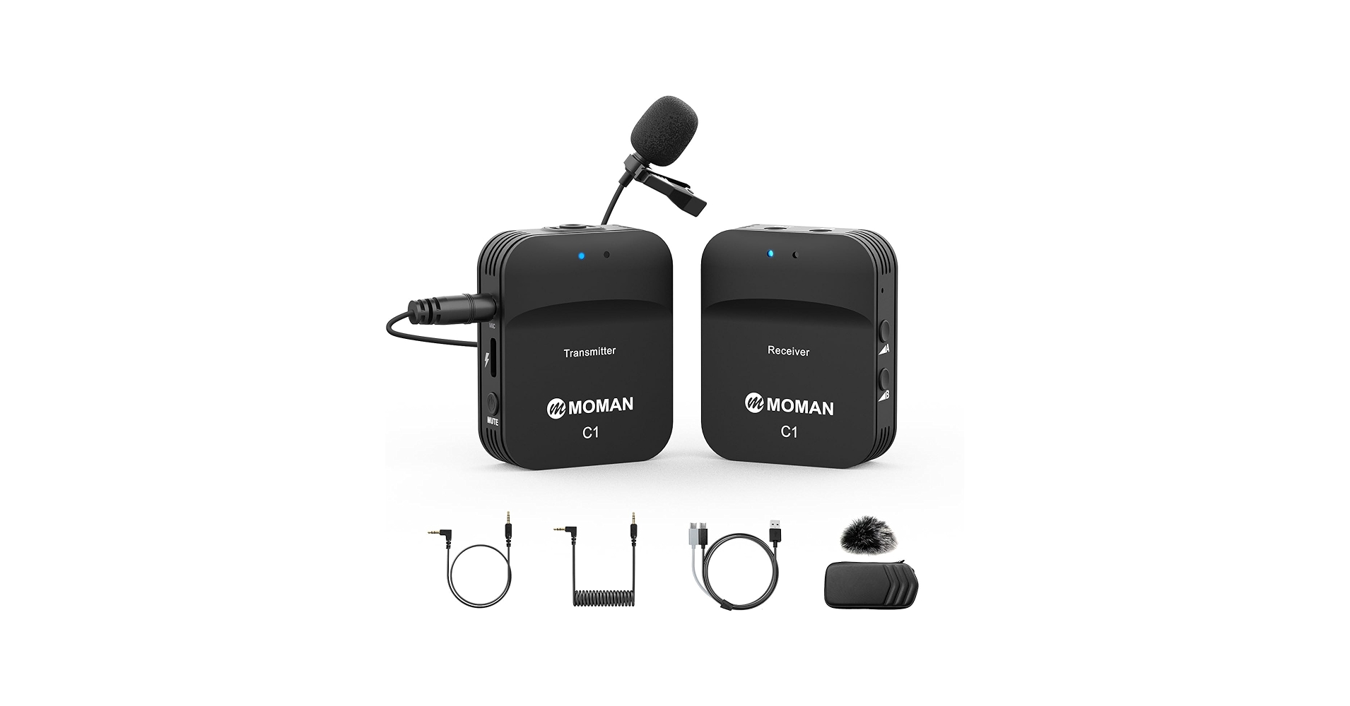 MOMAN C1 ラベリア　マイク Wireless Lavalier Microphone for DSLR Moman C1 and C1X | Moman