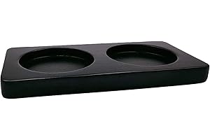 Salt and Pepper Holder for Table - Wooden Serving Tray