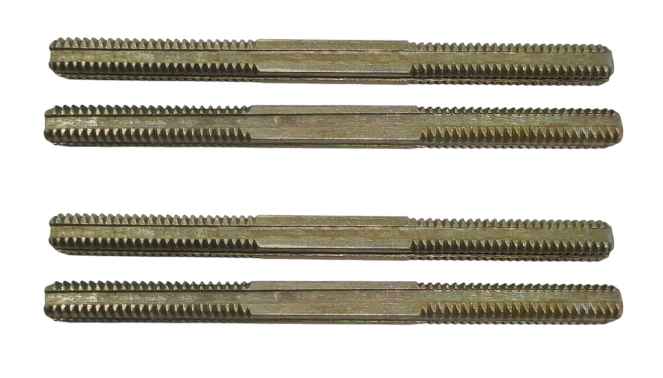 fiXte Replacement Spare Door Handle Threaded Spindle Bar 7mm x 110mm Pack (4)