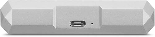 Miniatura 3 de LaCie Unidad móvil, 5 TB, disco duro externo HDD  Moon Silver, USB-C USB 3.0, con servicios de rescate (STHG5000400)