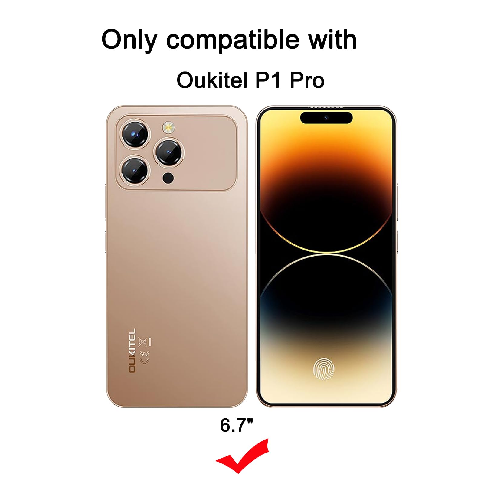 Cover Per Oukitel P1 In TPU Morbido Trasparente + 2 Pellicole Vetro Temperato 9H - Protezione Antiurto Completa