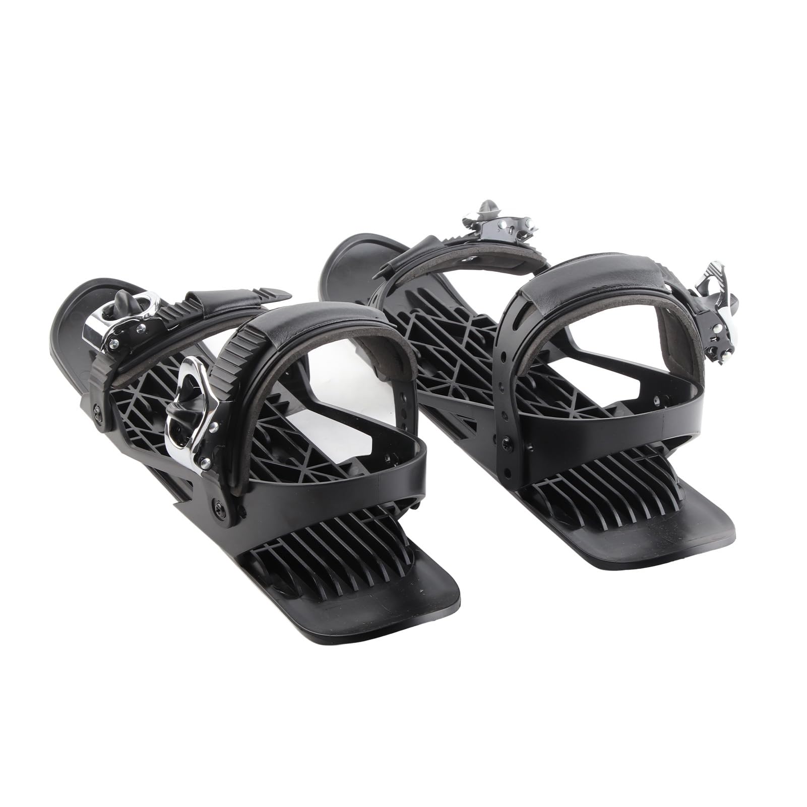 Mini Kurz Ski Skates für Schnee, Tragbare Schlittschuhe für Schnee Wintersport, Kurze Mini Skating Skischuhe, Kurze Snowskates, Snowblades, Skiboards
