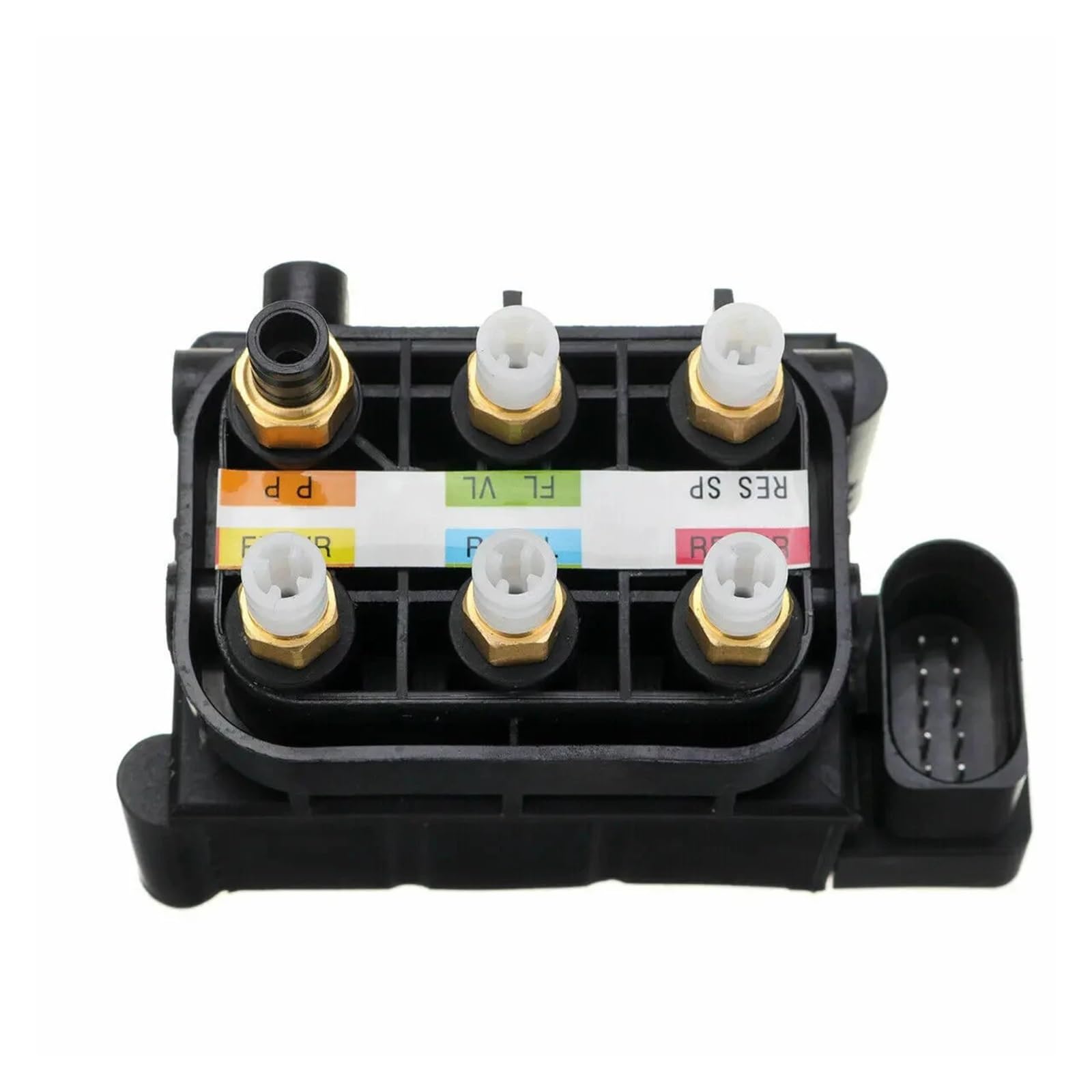 Lxfxnqjte One Color Compatible For Benz W221 W164 Gl X164 R W251 Air Suspension Supply Solenoid Valve Block A2123200358 A2513200058 1643201204 1643200904