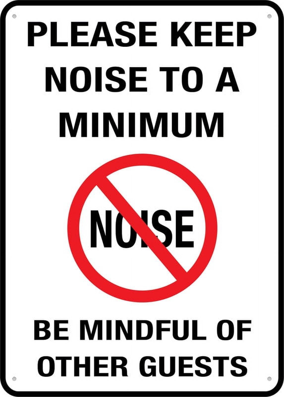 Please Keep Noise To A Minimum Retro Funny Novelty Art Backyard Funny Wall Décor Poster Cafe Plaque Tin Sign 8x12 Inch