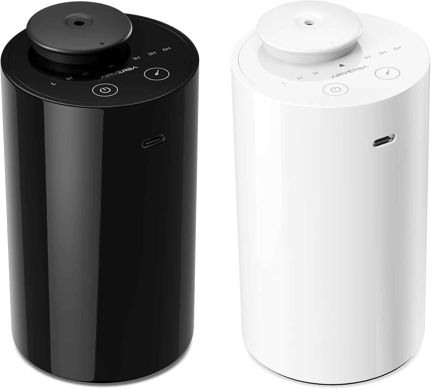 Airversa Difusor sin agua para aceite esencial, difusor de automóvil, nebulizador a batería, 0.7 fl oz0.7 fl oz, mini máquina de aire de aroma, 3