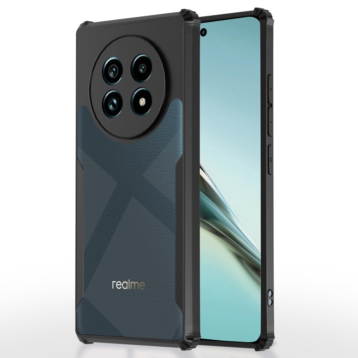 Pikkme Crystal Clear Transparent Back Cover | Ultra Hyrbid | Full Camera Protection | Raised Edge | Bumper Case for Realme 13 Pro 5G / Realme 13 Pro Plus 5G (Black) (B0DC5FRHSR) Amazon Price History, Amazon Price Tracker