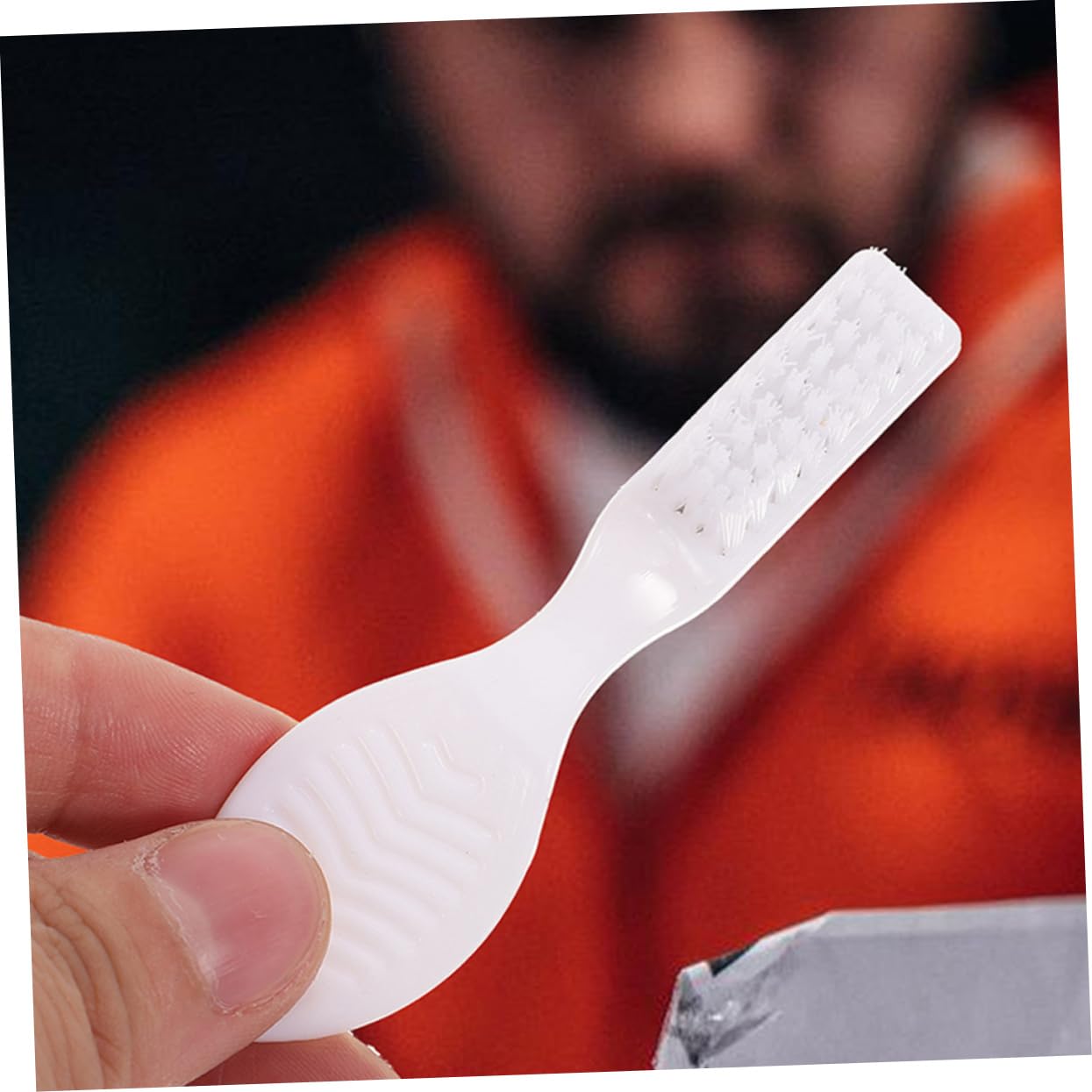 Beatifufu 20Pcs Ergonomic Handheld Prison Toothbrush Soft Handle for Inmates Portable Daily Oral for Easy for Sensitive Teeth