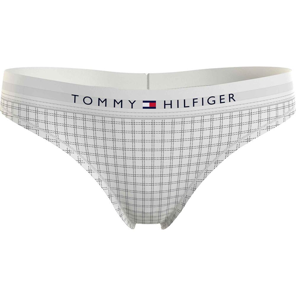Tommy Hilfiger Stringi damskie z nadrukiem Uw0uw04796 (opakowanie 1)