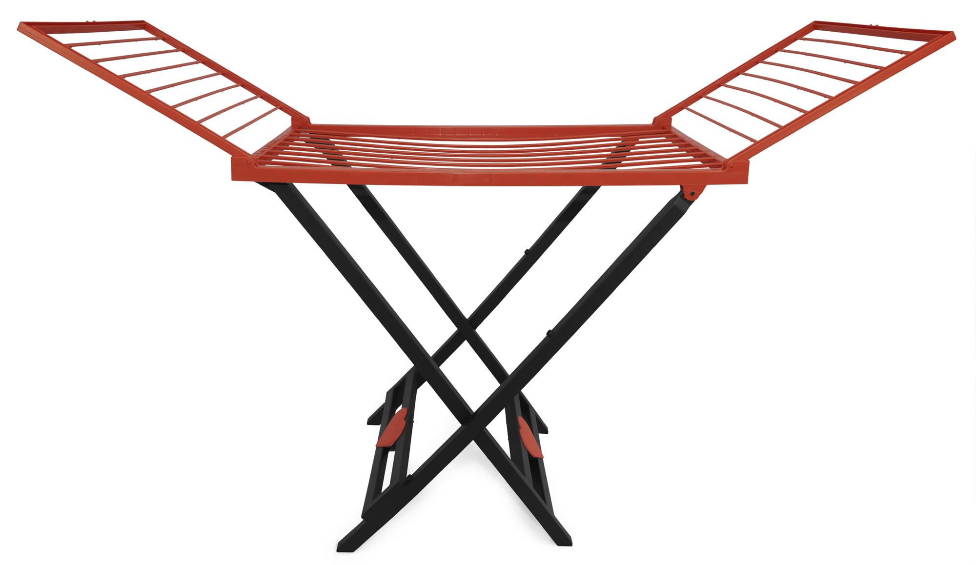 GIO'STYLE GioStyle Stendibiancheria Giosy | Arancione e Antracite | Pieghevole | Made in Italy | Ideale in Casa e all'Aperto | Realizzato in PP | Linea Love