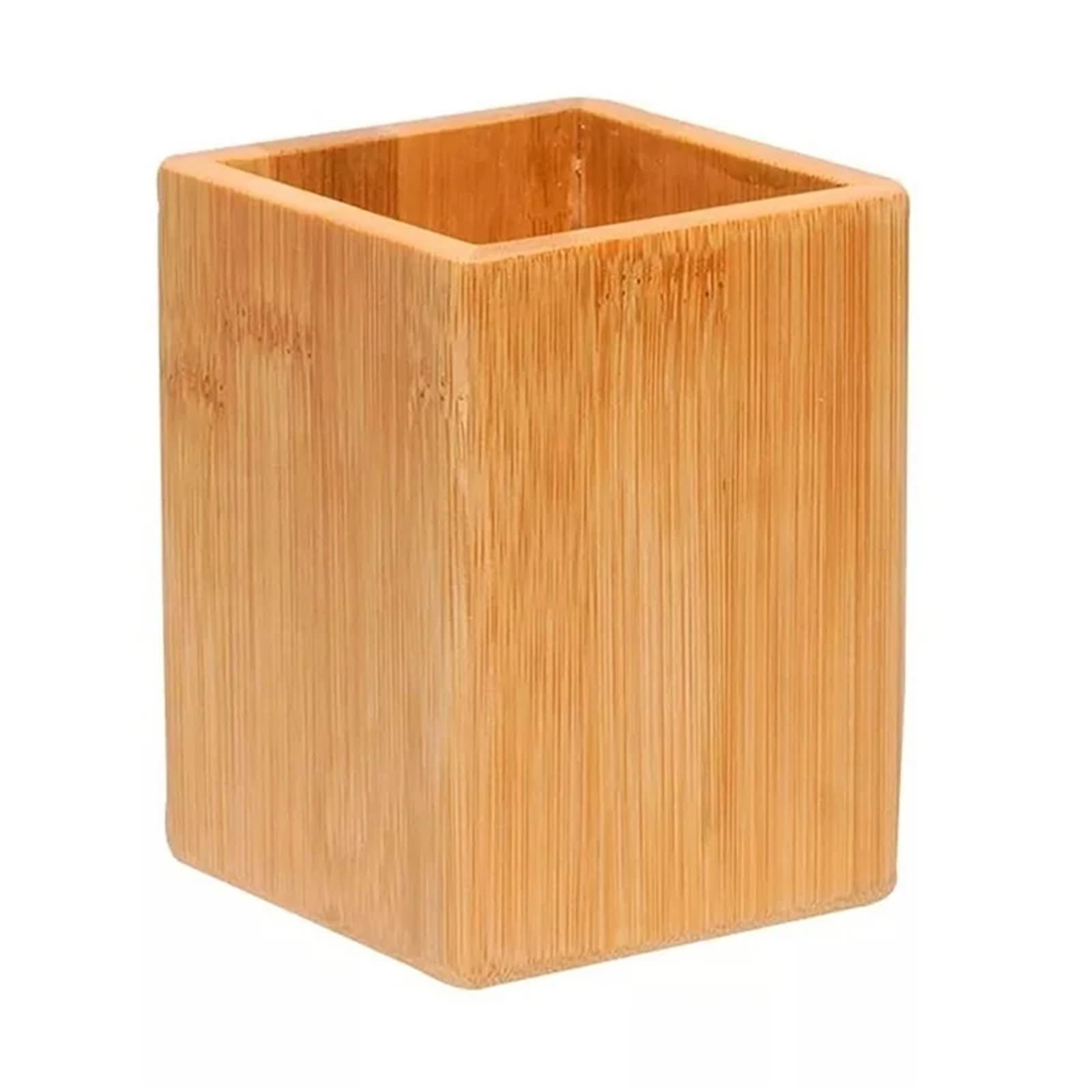 LPACXBYD Bamboo Pen Holder Desktop Storage Pencil Organizer Stationery Multifunctional Home Study Office Bamboo Pen Holders