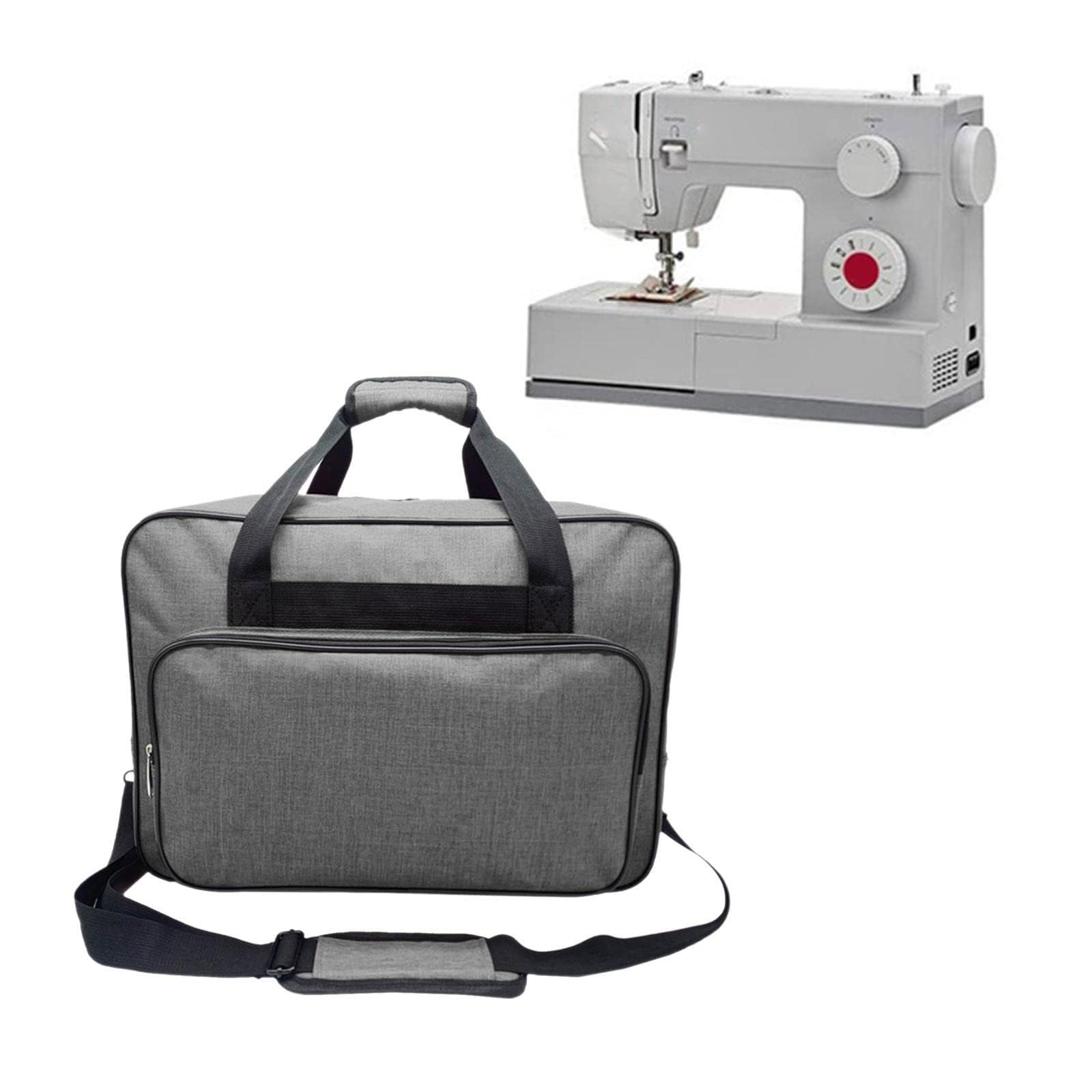 Bolsa de transporte para máquina de coser, a prueba de polvo, con asas, para mujer, con asas
