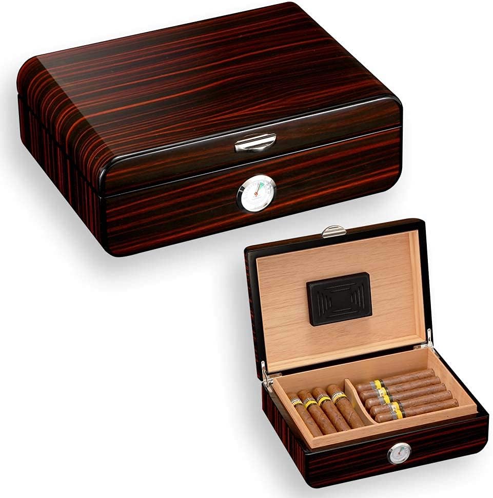 SYKSOL GUANGMING Desktop Cigar Humidor, Cedar Cigar