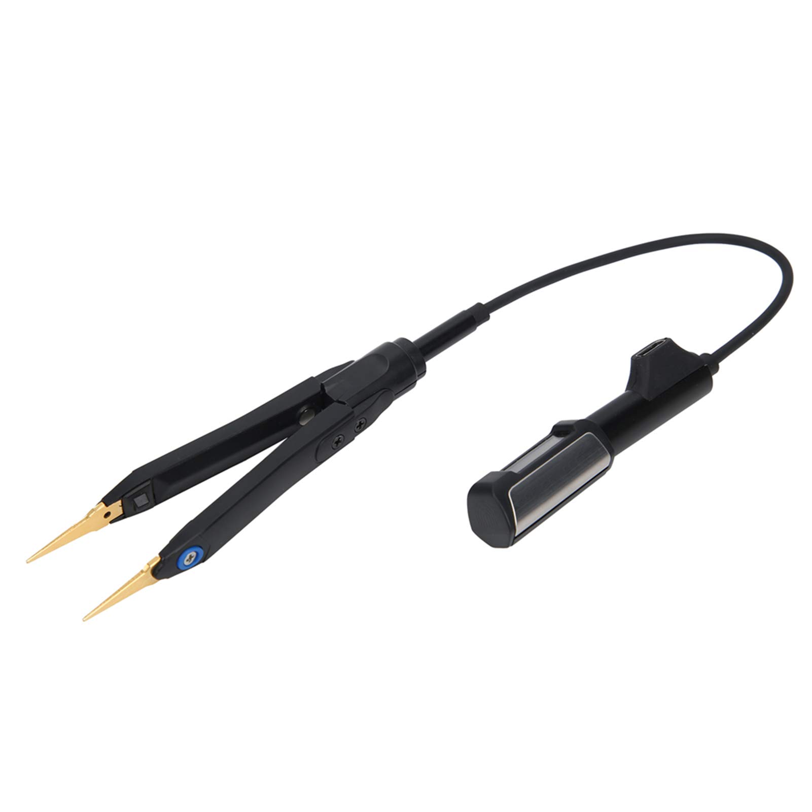 DT71 Mini pinzas digitales inteligentes Componentes de medición de puente de mano Generador de señal con estructura dividida de tres secciones para ingenieros electrónicos ABS