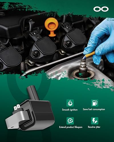 Vista 1323 de SCITOO 1 bobinas de encendido con 4 bujías de iridio para Chevrolet 2011-2015 Cruze 1.4L 2016 Cruze Limited 1.4L 2012-2020 Sonic 1.4L 2013-2021 Trax