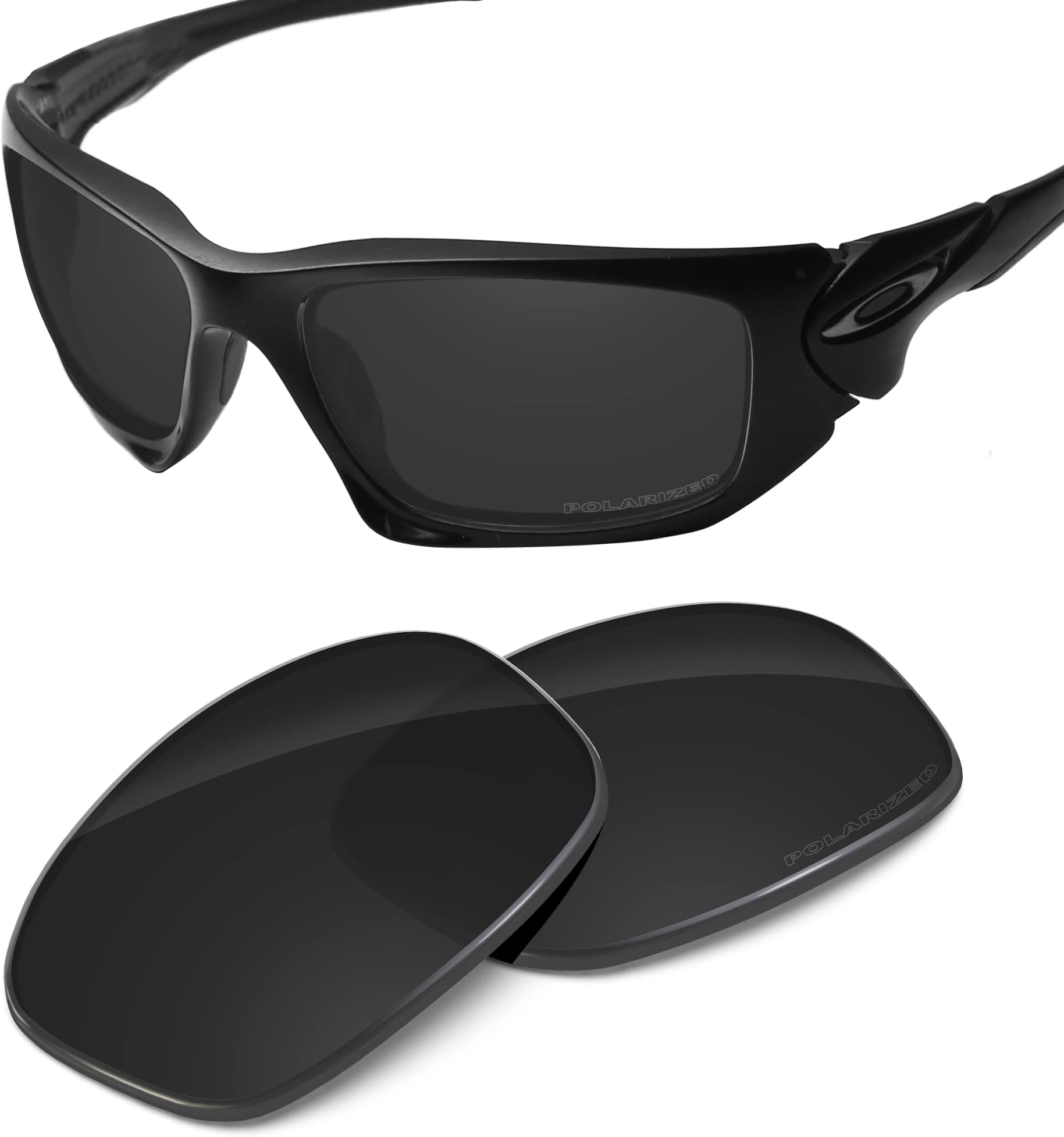 Performance Lenses Compatible with Oakley Scalpel OO9095 | Scalpel Asain Fit(AF) OO9134 Polarized Etched