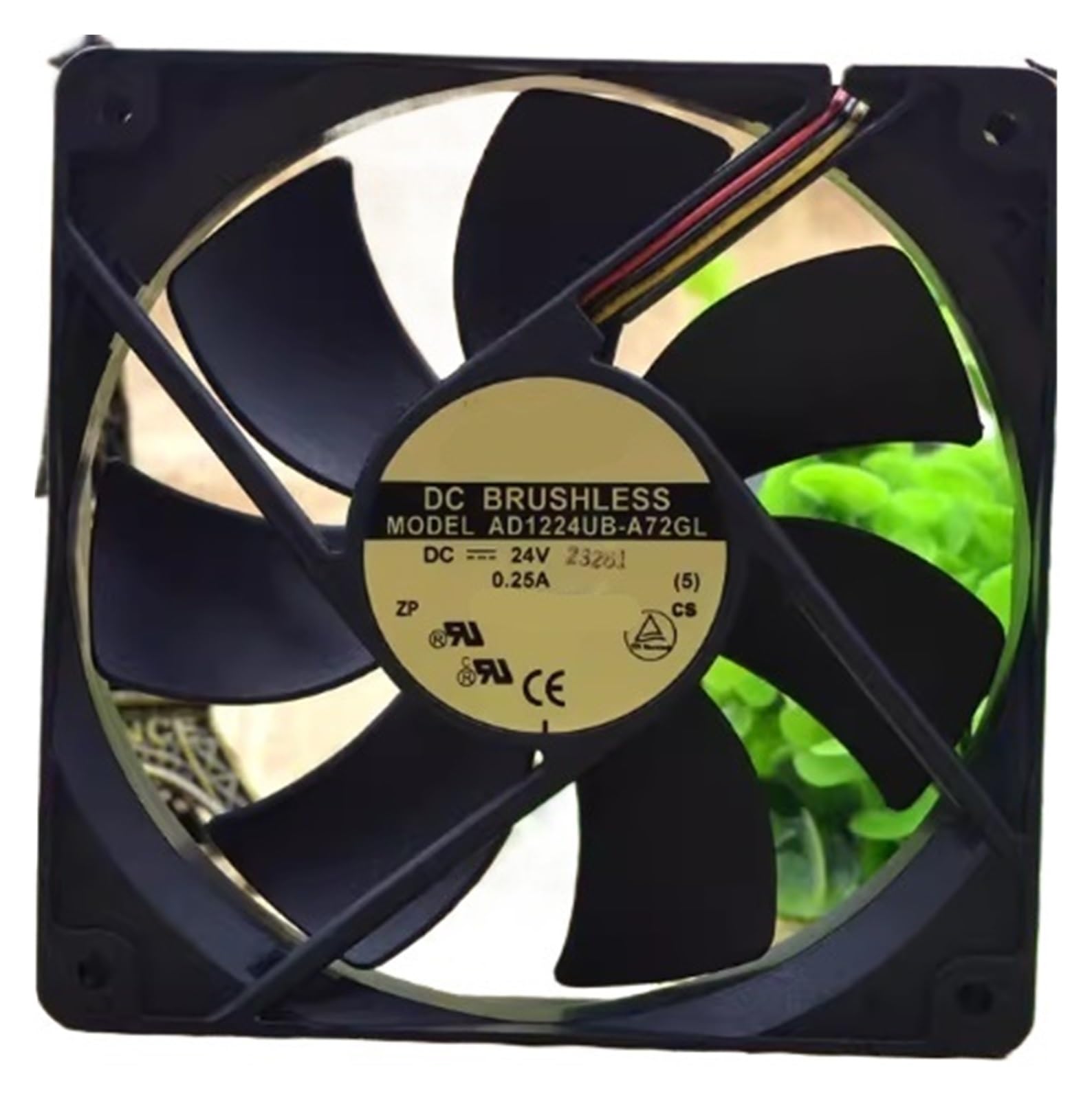 ZBWZXBDJ AD1224UB-A72GL 24V 0.25A 12025 12CM Inverter Cooling Fan 2-wire