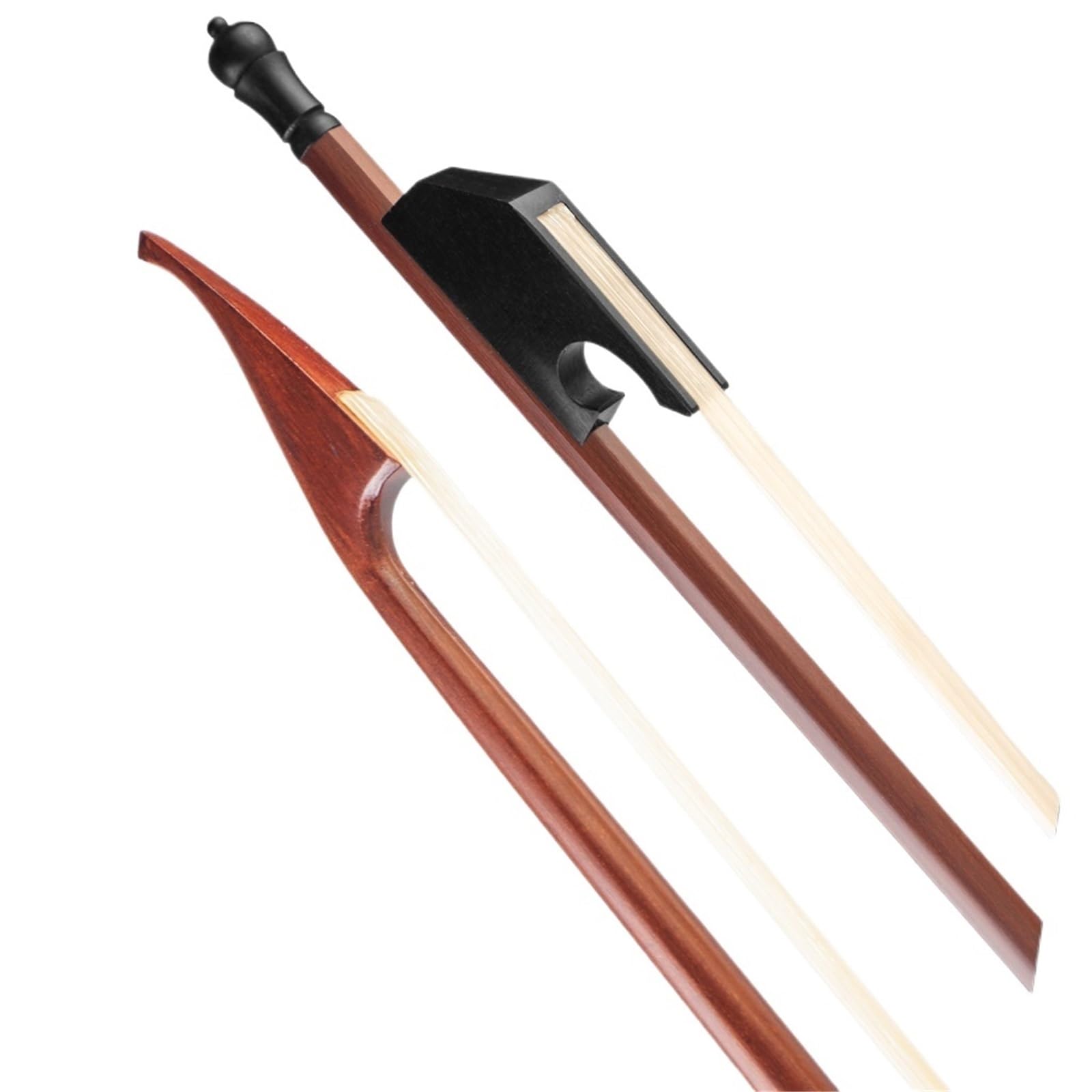 Geigenbogen zum Spielen 4/4 Geigenbogen aus brasilianischem Holz Stock aus brasilianischem Holz natürliches Rosshaar