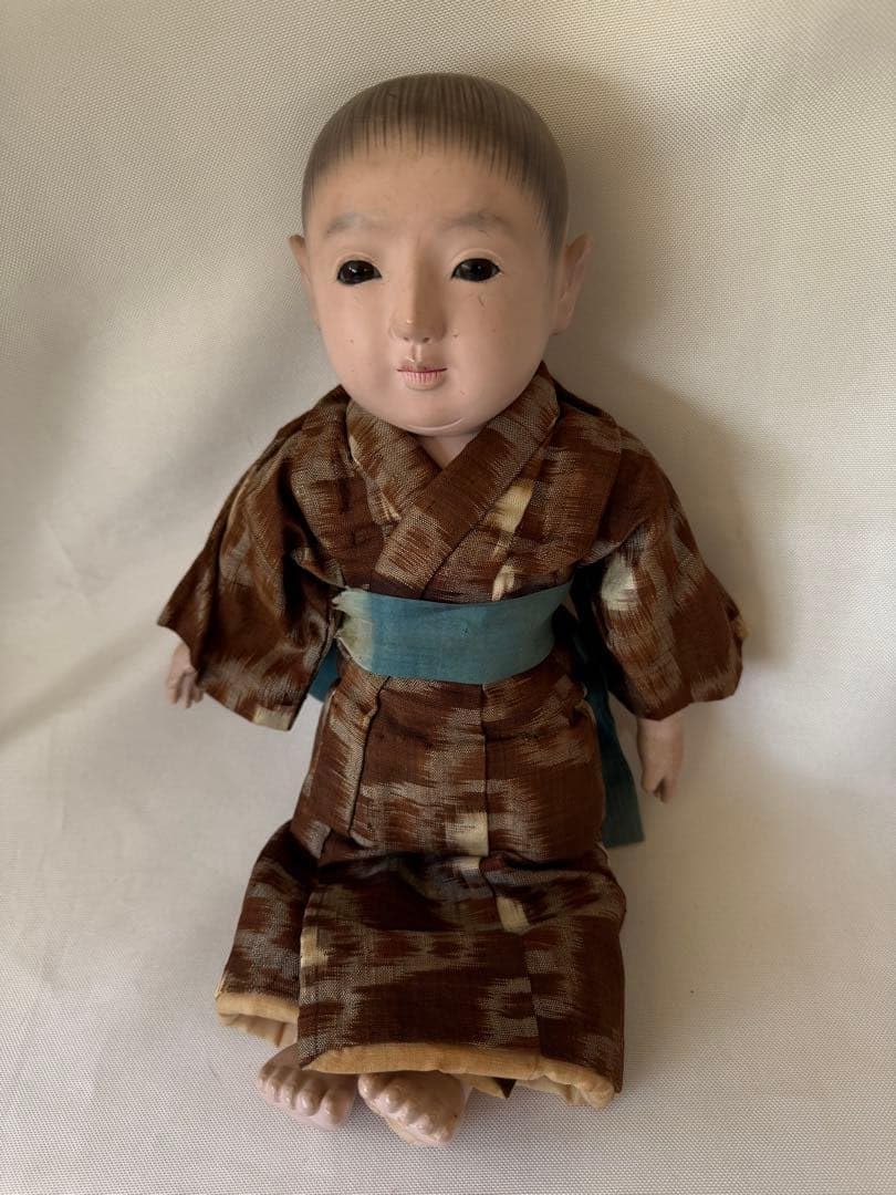 創作市松人形　ビスクドール市松人形　身長29cm Amazon.co.jp: 市松人形 男の子 銘あり 徳久 約36㎝ アンティーク