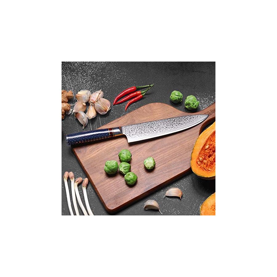 Chef-Knife-8-Inch-Damascus-Chefs-Knife-Japanese-VG10-Kitchen-Knife-Sharpest-67-Layer-High-Carbon-Stainless-Steel-knife-Cooking-Knife-Meat-Cutting-Gyuto-Chef-Knife-with-Sheathtype-1 Chef Knife 8 Inch Damascus Chefs Knife Japanese VG10 Kitchen Knife Sharpest 67-Layer High Carbon Stainless Steel knife Cooking Knife, Meat Cutting Gyuto Chef Knife with Sheath(type 1)