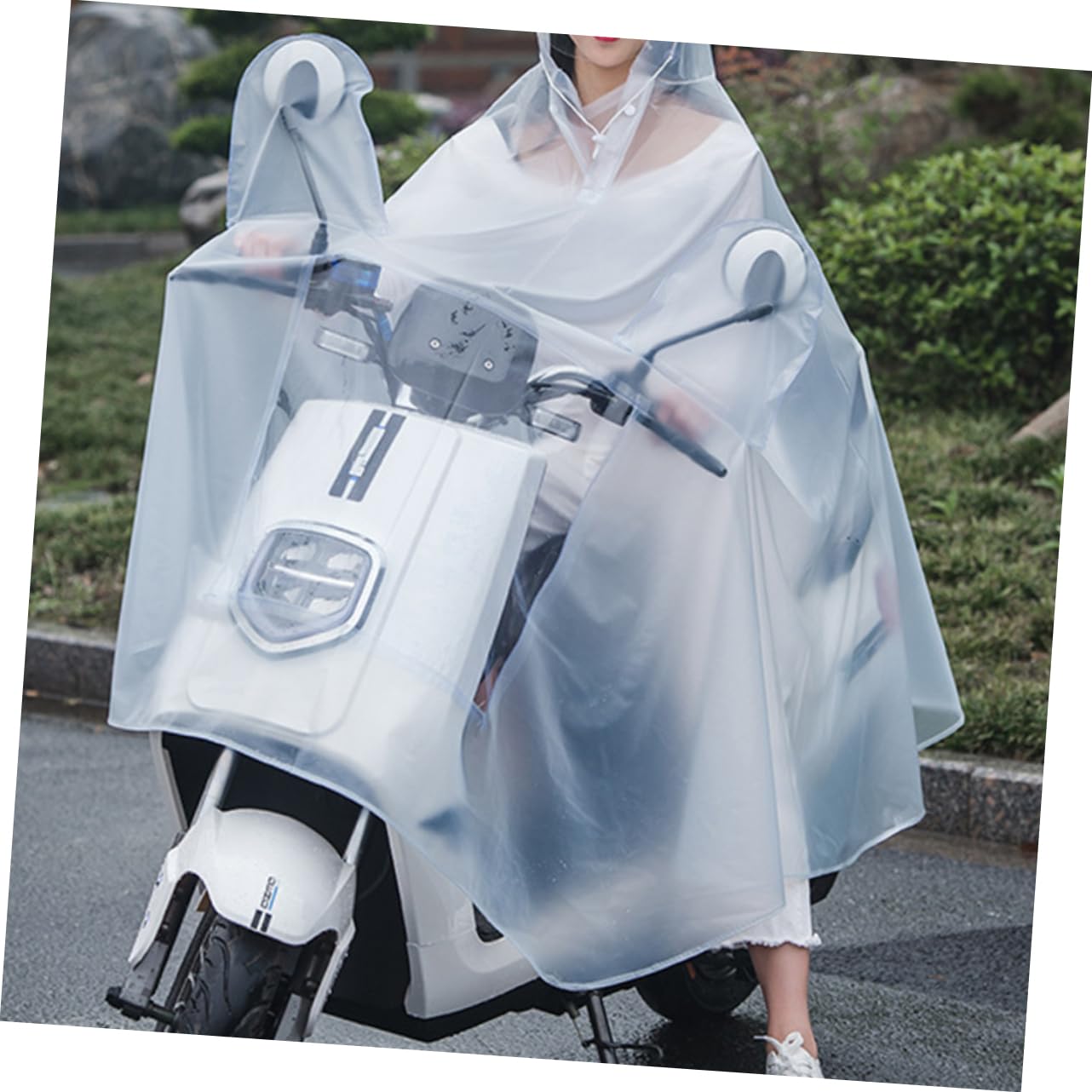TOYANDONA Impermeabile Per Veicoli Elettrici Giacca Antipioggia Per Ciclismo Trench Per Adulti Poncho Antipioggia Per Adulti Impermeabile Per Esterni Pratico Impermeabile Impermeabile