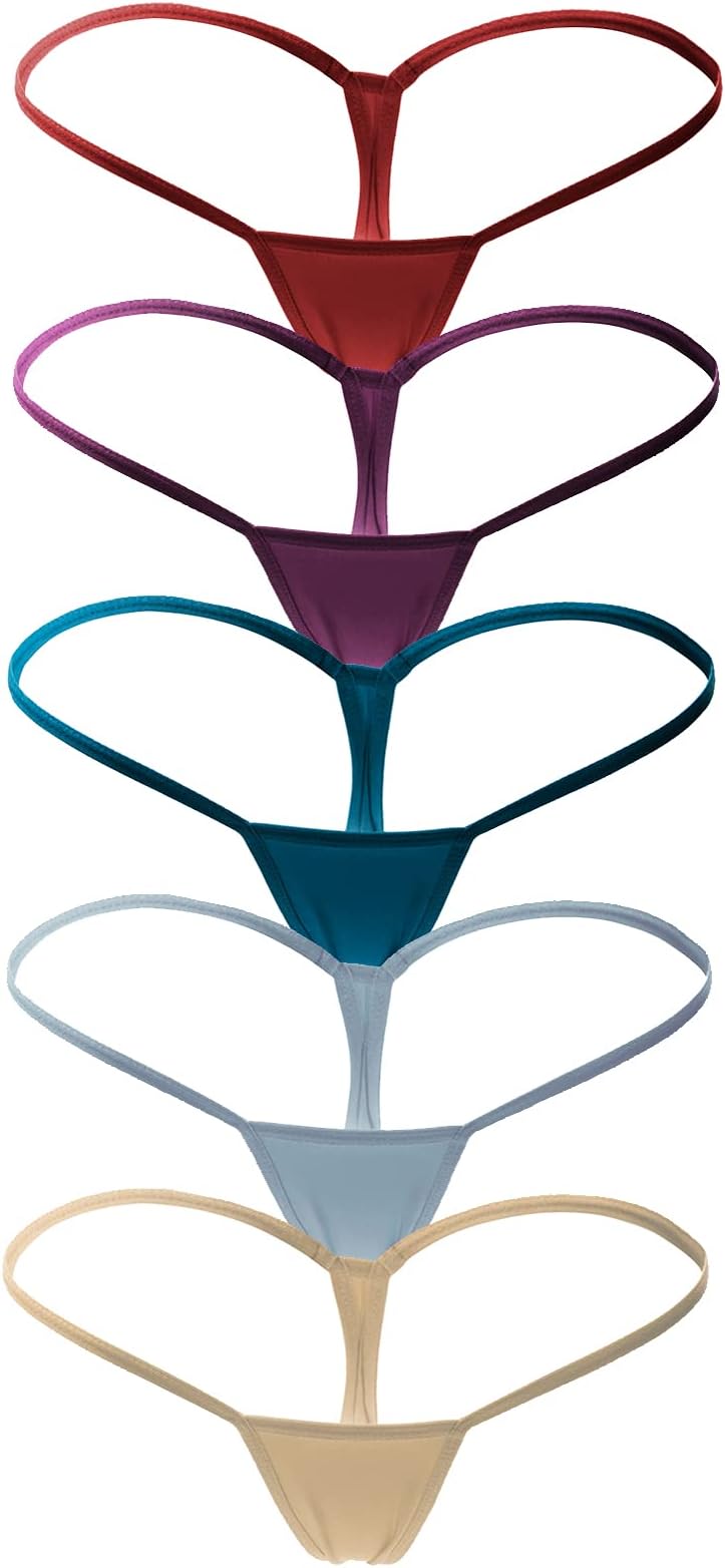 ETAOLINEWomen's Low Rise Micro Back G-string Thong Panty Underwear