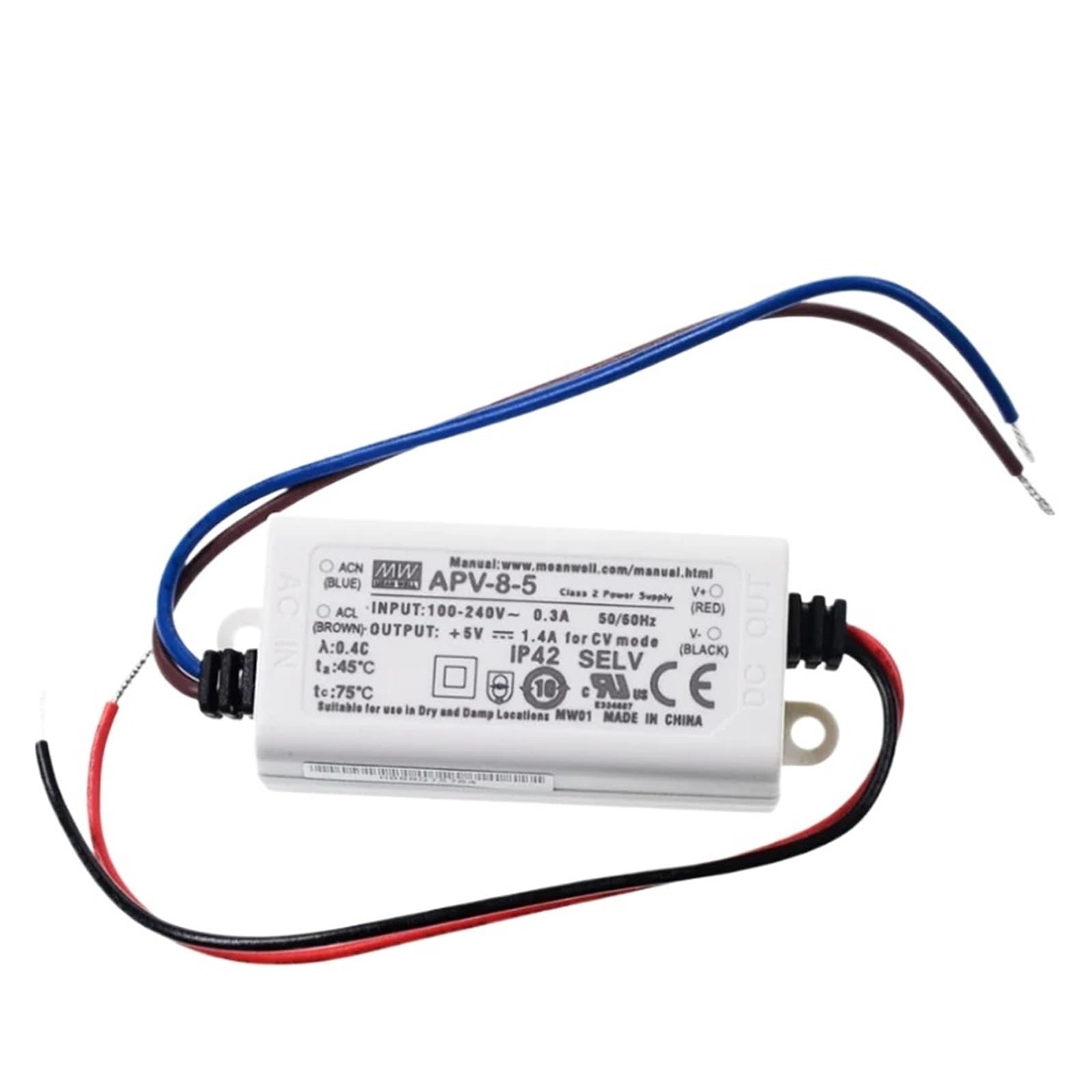 Alimentation à découpage APV-8 sortie unique pour une tension stable et sans baisse