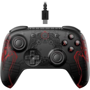 8BitDo Ultimate 2C Wired Controller for Windows PC and Android, with Hall Effect Joysticks and Hall Triggers, 1000Hz Polling 