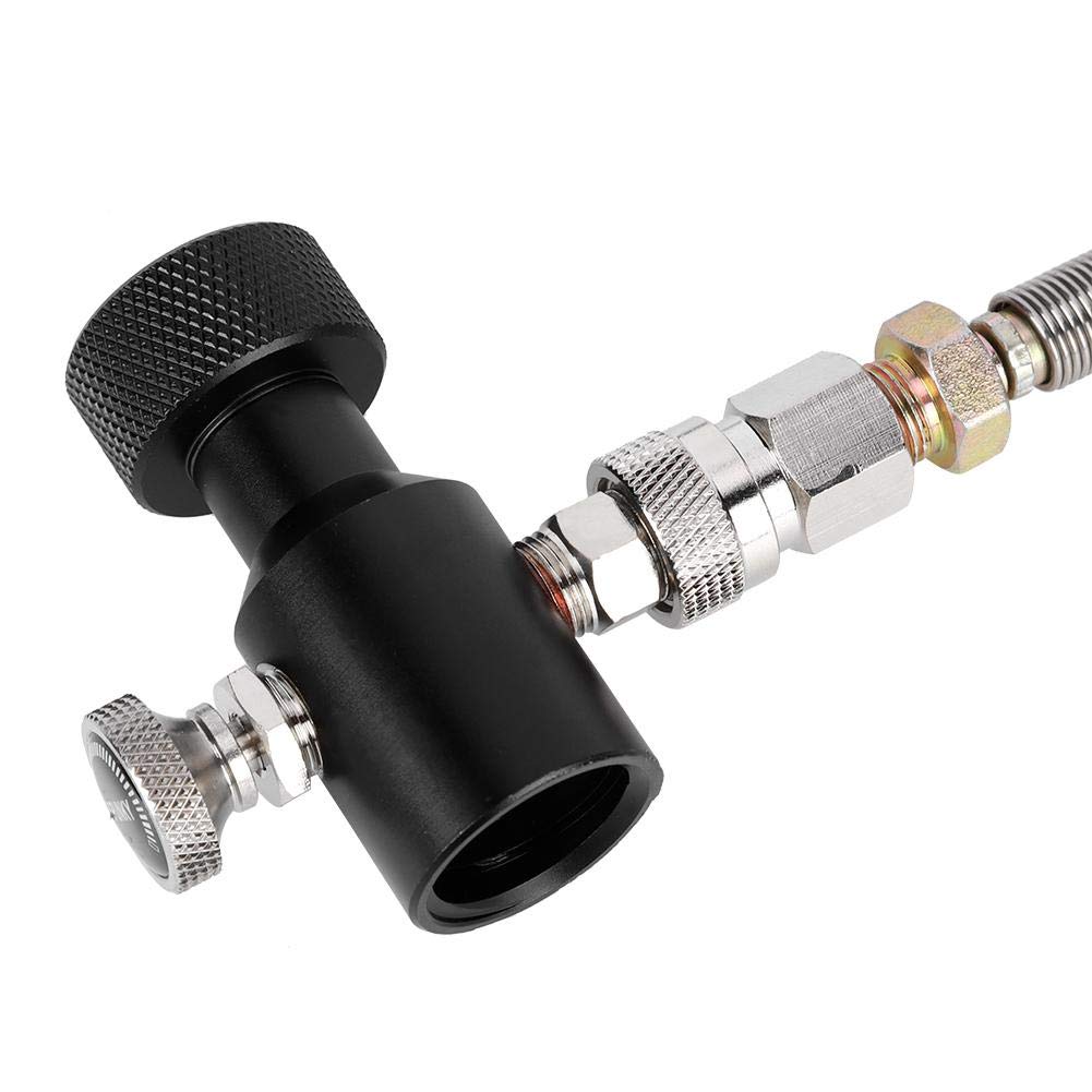 Europa TR21-4, W21.8-14 36in veerslang CO2-adapterset Ontlastklep met zwarte ASA voor/Soda Club