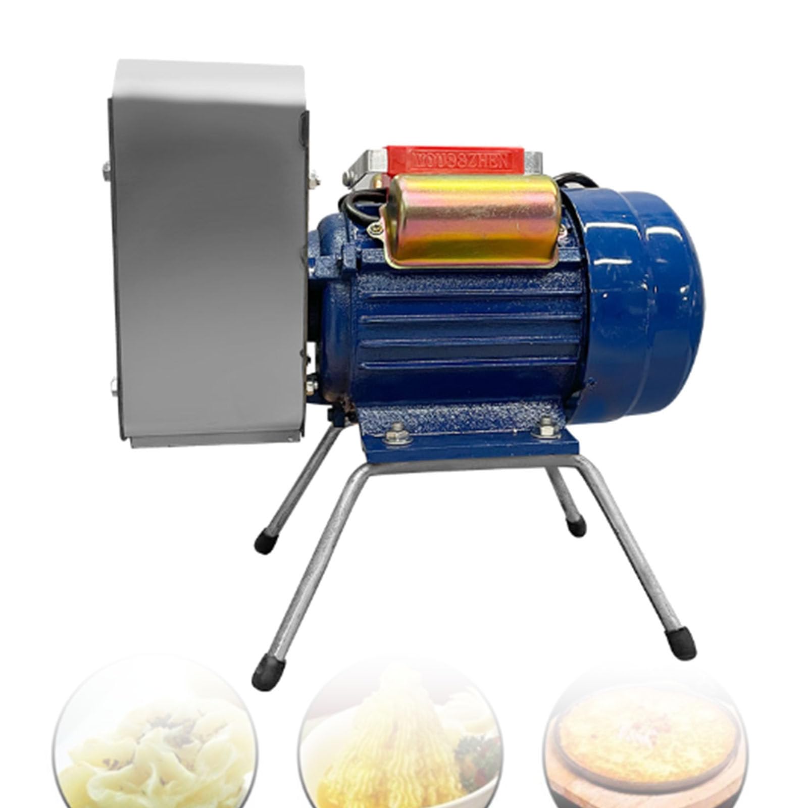 Presse-purée électrique, Presse-purée Commercial en Acier Inoxydable 750 W, Arbre et engrenage de broyage, Lisse et Fin, Sortie 20-30 kg/Heure, Gain de Temps, pour l'ail