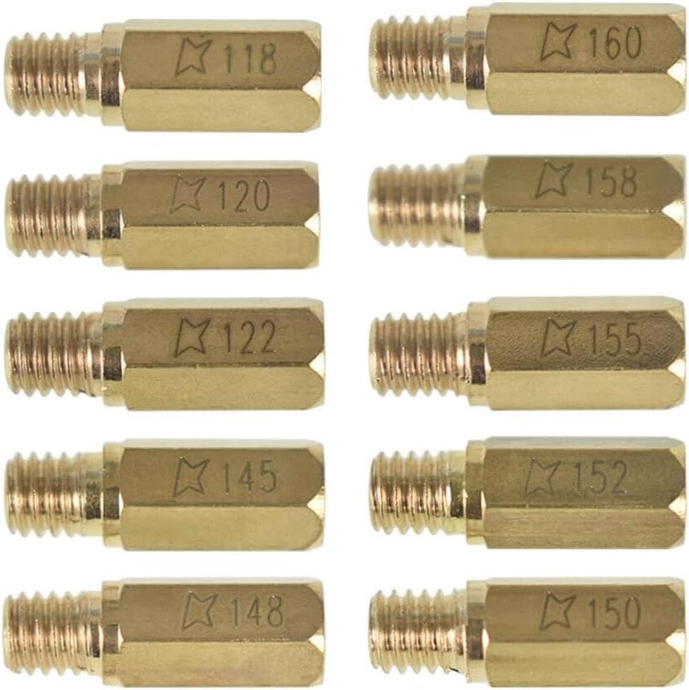 Genuine 10×Main Jet 10 Sizes 118-160 For OKO KOSO PE PWK Fuel Carburetor Kits OEM Replacement