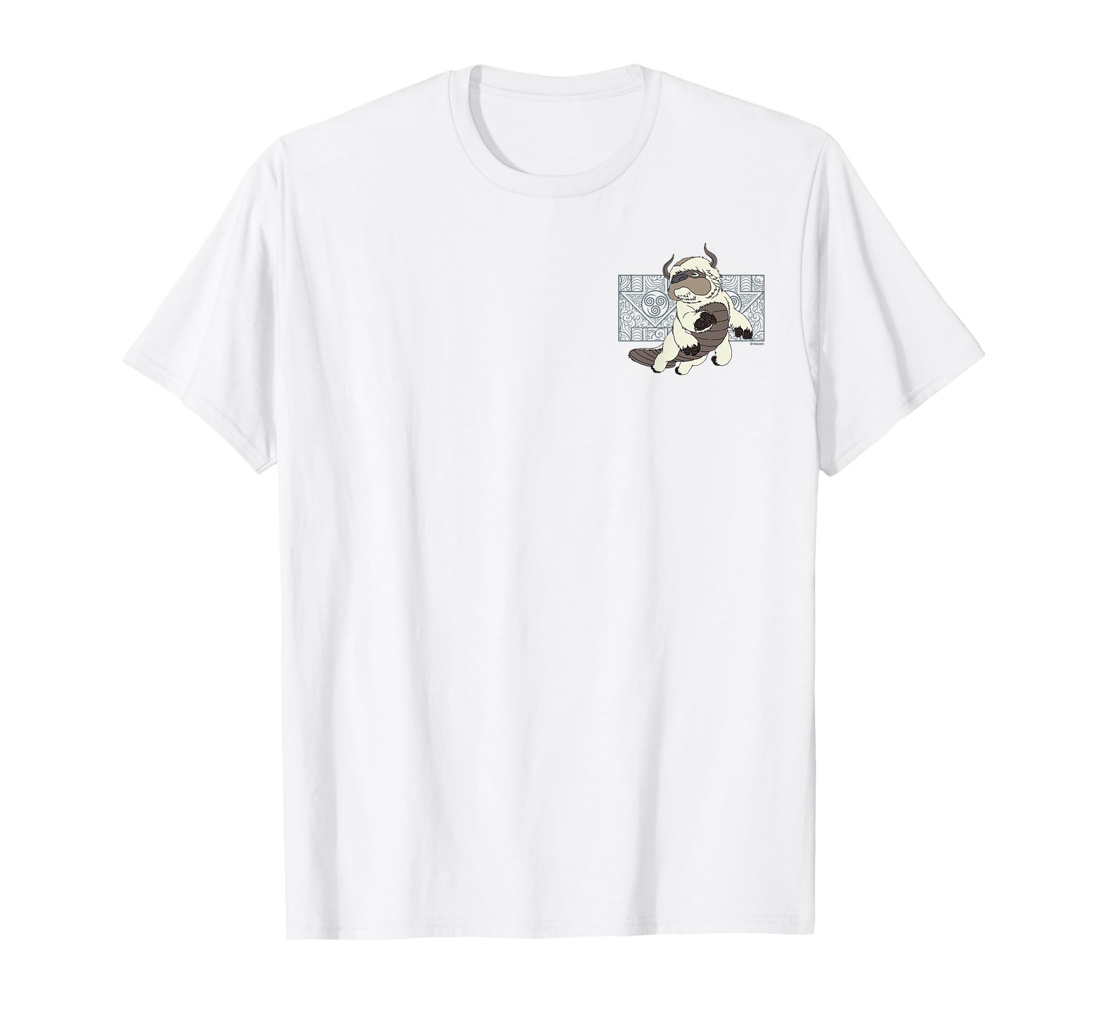 Avatar: The Last Airbender Appa Flying Small Pocket Logo T-Shirt