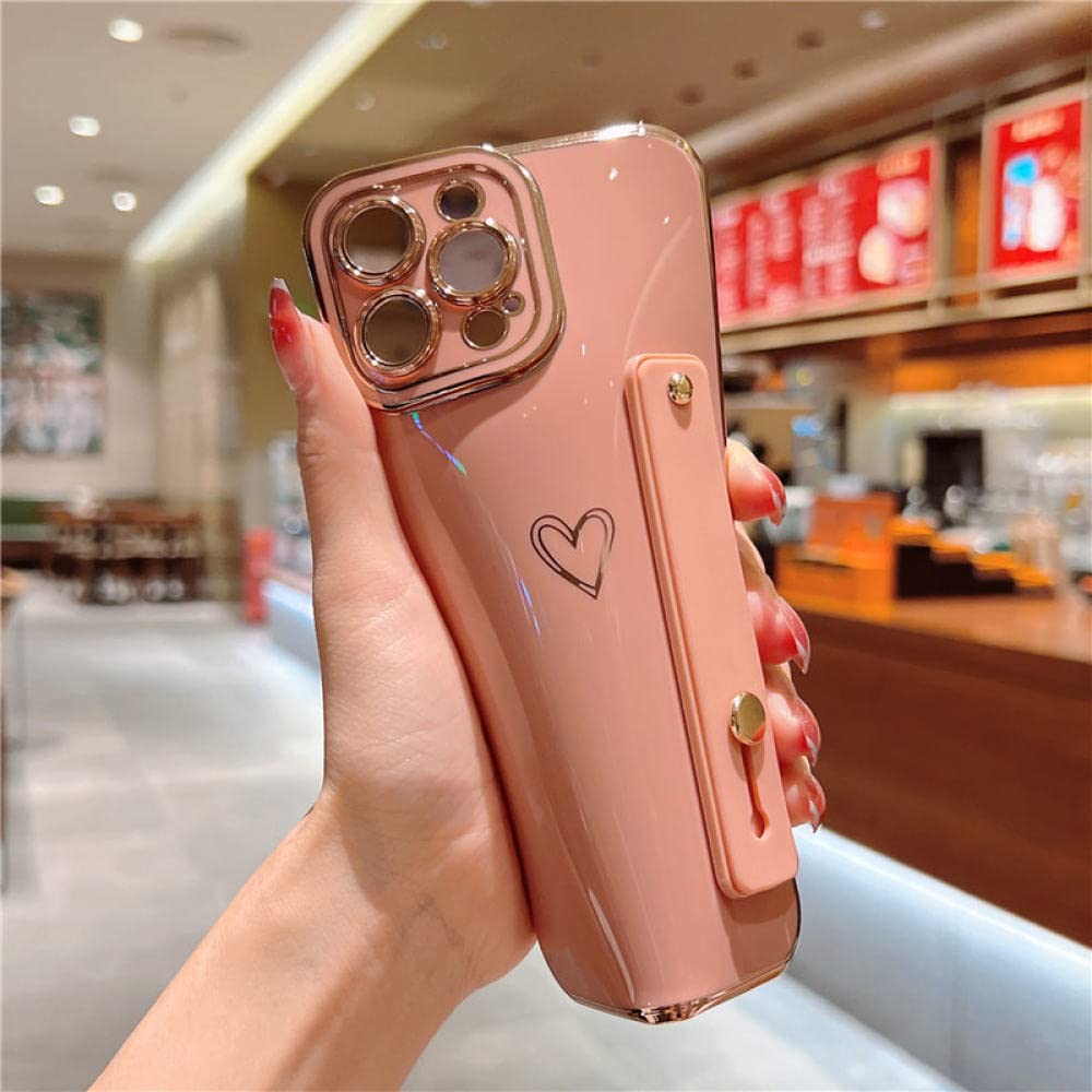 Amazon.co.jp: リストストラップ ラブハート 電話ケース iPhone