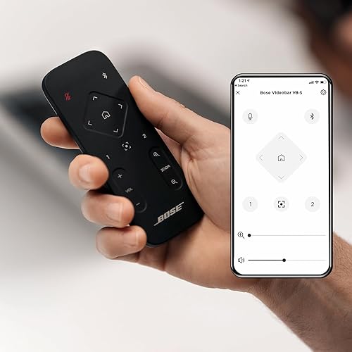 Miniatura 2 de Bose Professional VB-S, cámara HD de videoconferencia todo en uno, micrófono reductor de ruido y altavoz Bluetooth de alta fidelidad para el hogar,