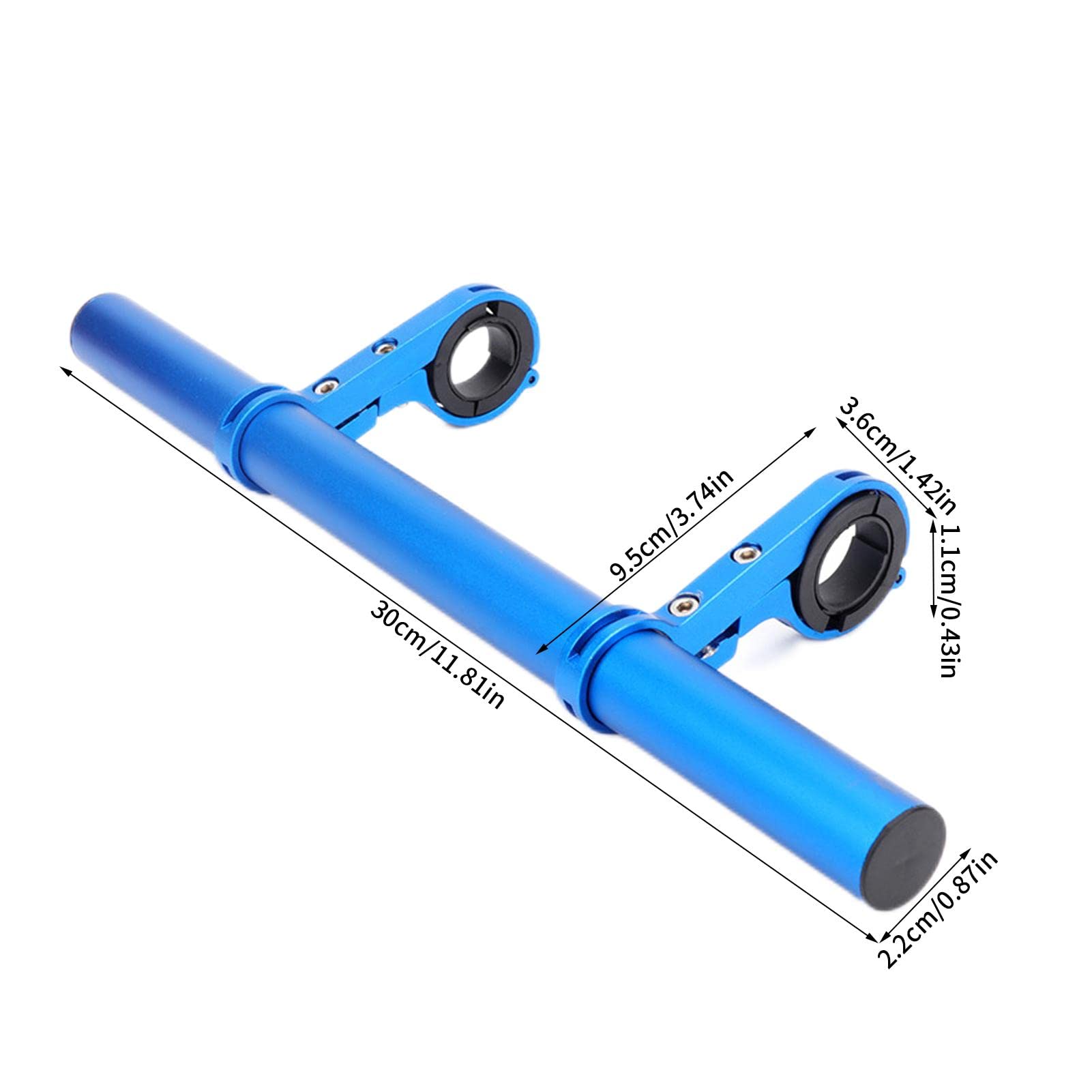 Fahrradlenkergriffleuchte Aluminium 3 Modi - Wiederaufladbar Für Rad & E-Bike