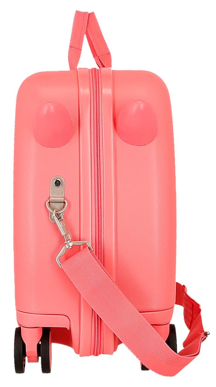 Joumma Disney Vaiana Sea Vibes walizka dziecięca koralowa 50 x 38 x 20 cm sztywne tworzywo ABS boczne zapięcie szyfrowe 34L 2,1 kg 2 koła podwójne bagaż podręczny