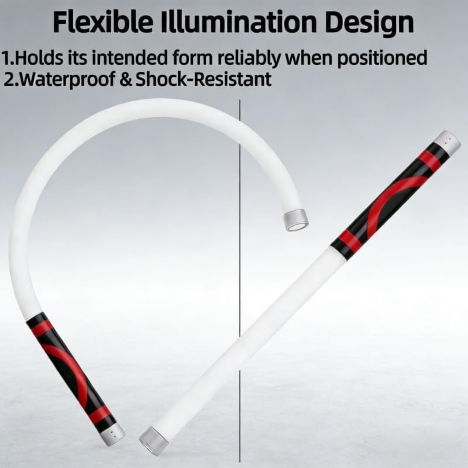 Lampe torche LED flexible, 3 modes de luminosité, lampe d'inspection mécanique pliable avec, outil d'éclairage automobile portable, pour véhicules tout-terrain, moteurs SUV et zones difficiles