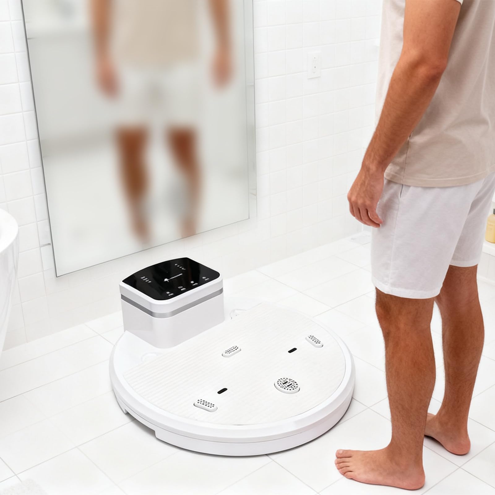 ORIDLECTAL Waterproof Full Body Dryer with 2500W Power, Body Air Dryer with Pre-Warm Function, Whole Body Dryer for After Shower featuring Negative Ion Emitters and Intelligent Touch Screen