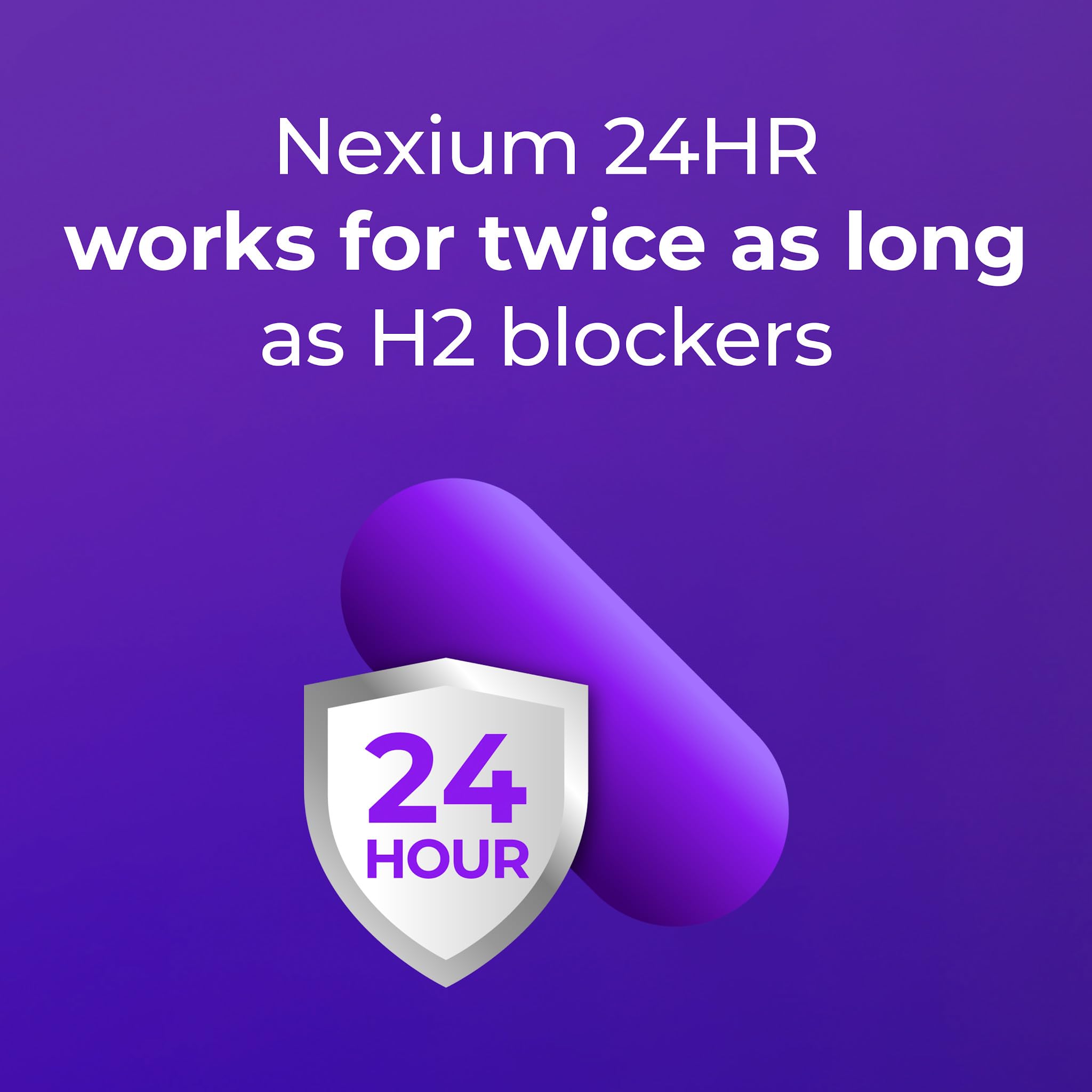 Nexium 24HR ClearMinis Acid Reducer Heartburn Relief Delayed Release Capsules with Esomeprazole Magnesium, 42 Count — Amazon image 3