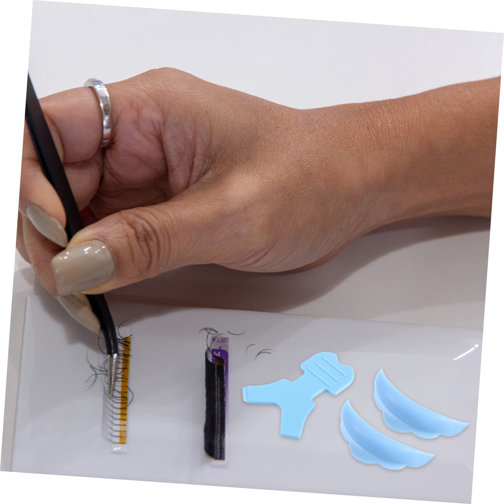 minkissy 20pares Almohadillas Para Rizar Pestañas Cepillos Para Uso Profesional Para Formas De Ojos Duraderas y Reutilizables Kit De Permanente De Pestañas