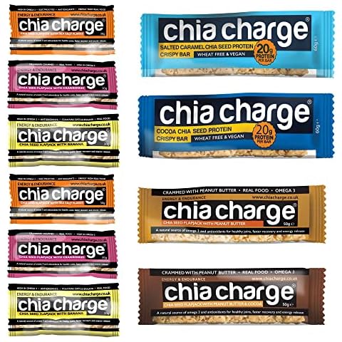 CHIA CHARGE Healthy Energy & Protein Bars Cover