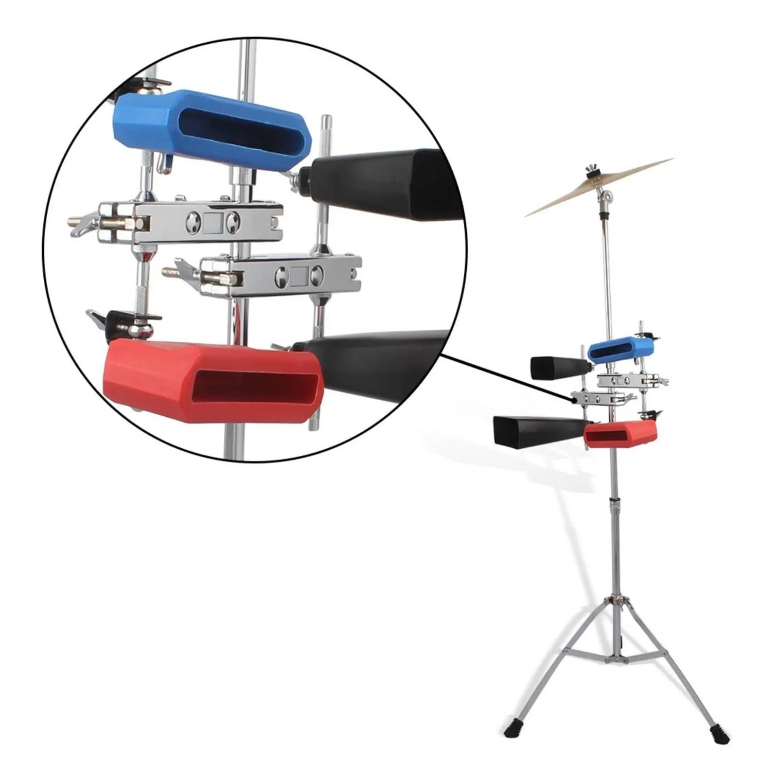 Support Métallique Réglable For Pince À Double Tambour