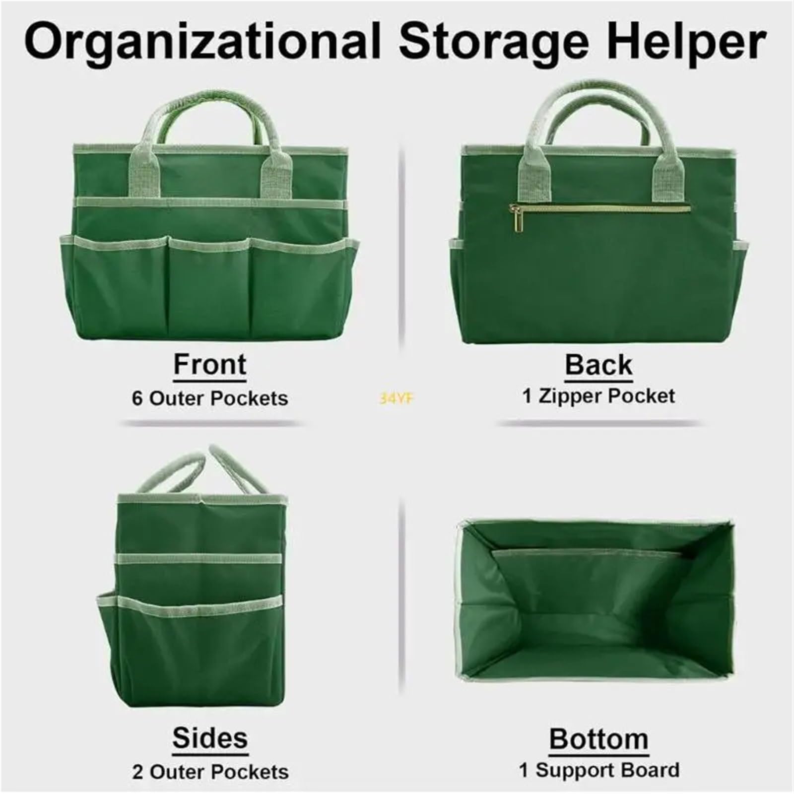 Bolsa Herramientas De Jardinería Asas reforzadas Plegables Art Gear