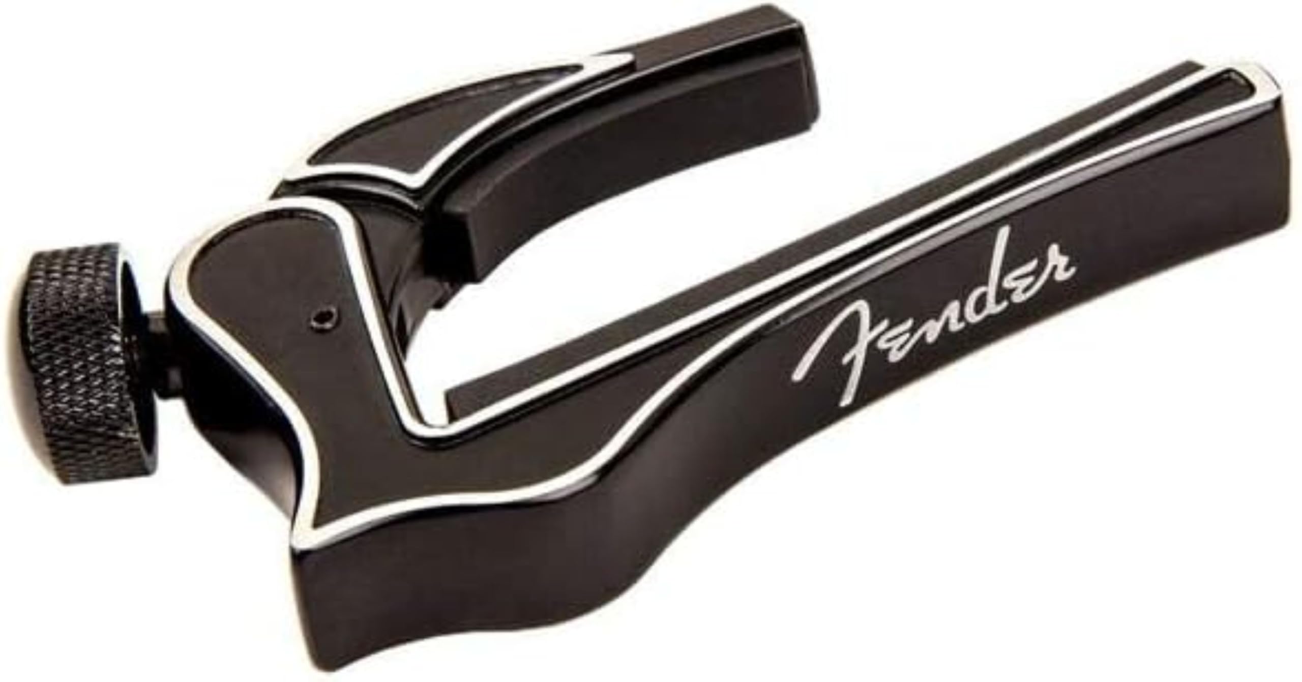 Fender Dragon Guitar Capo, for Acoustic and Electric Guitars, for 6 Strings Guitar Necks, Black
