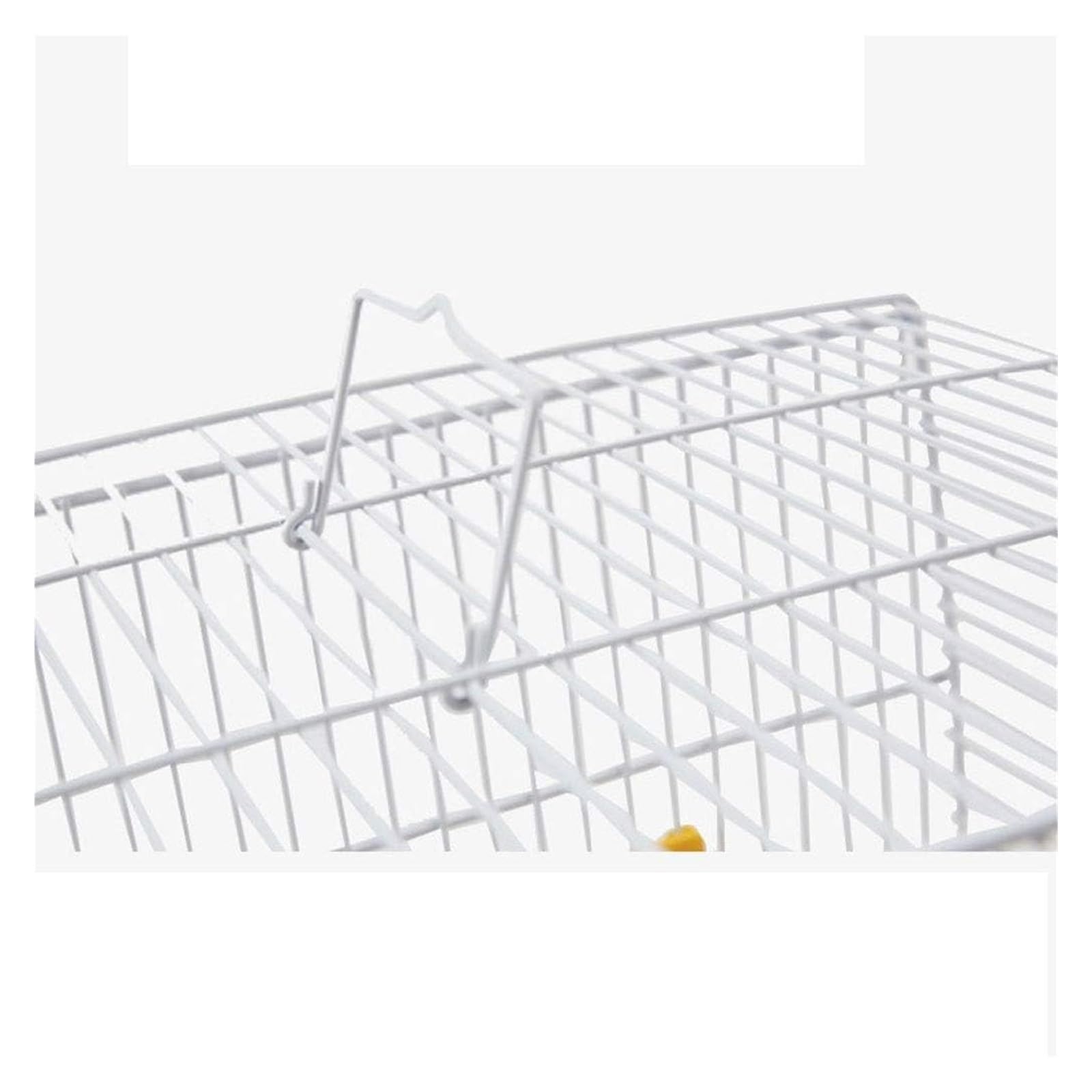 Klatka klatki ptaka klatka ptaków stal nierdzewna klatka ptaka duża papuga klatka pleśniczka Połącz przenośne małe ptaki podróżne Klatka Pet PET DO BIBIRDS Zięby Parrotlet Bird Cage