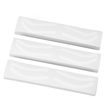 150 Sheets Eyebrow Airbrush Sticker Stencil Disposable Eyebrow Shaping Template Eyebrow Tint Sticker for All Face Shapes and Sizes