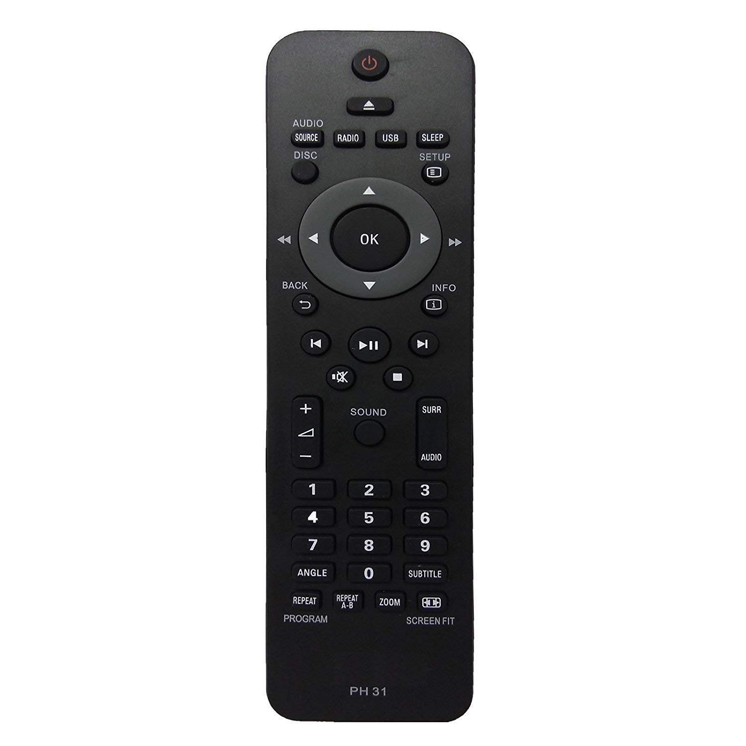 Kishore Traders® Compatible Remote for Philips DVD & Home Theatre PH-31 by KT