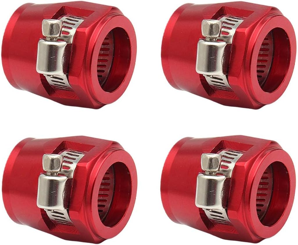 AN8 8AN 8 Gas Fuel Hose Line Clamp Finisher Adapter Finishers - Foto 4